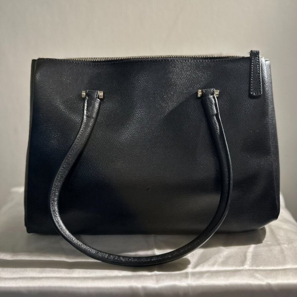 FURLA Black Leather Tote Bag - Picture 2 of 8
